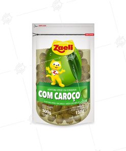 ACEITUNA VERDE ZAELI C/CAROZO 300GR (24) DP